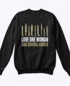 Love Woman And Knives Sweatshirt EL23F1