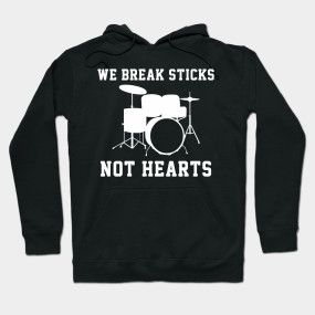 Break Stick Not Hearts Hoodie PU12MA1