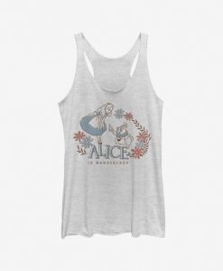 Disney Alice In Wonderland Alice And Rabbit Girls Tank Top FA8MA1
