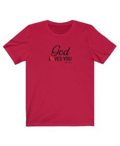 God Loves You T-Shirt DI19MA1