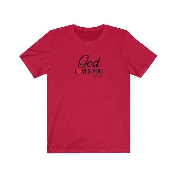 God Loves You T-Shirt DI19MA1