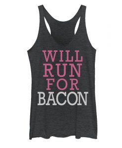 Will Run For Bacon Tanktop AL25MA1