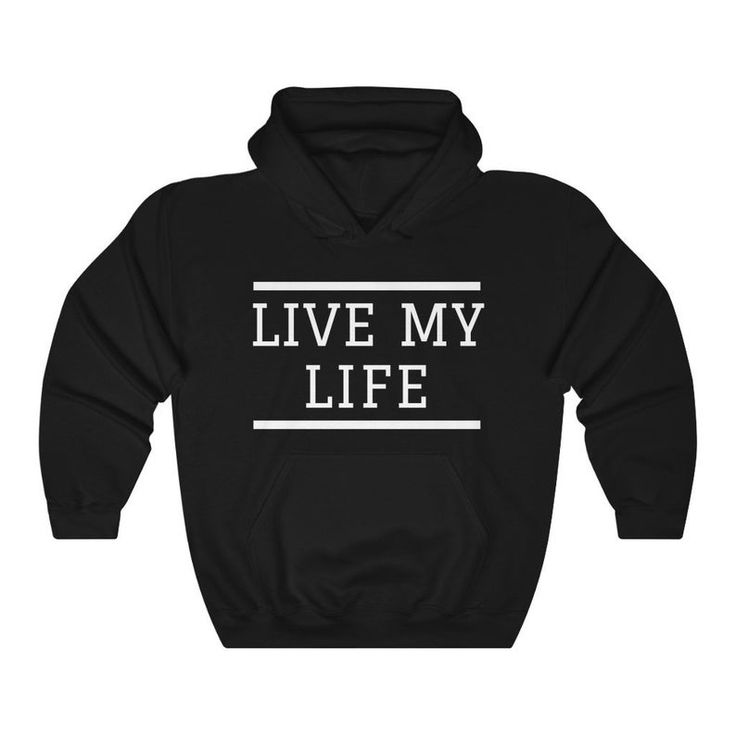Live My Life Upper,Under Line Unisex Hoodie GN8MA1