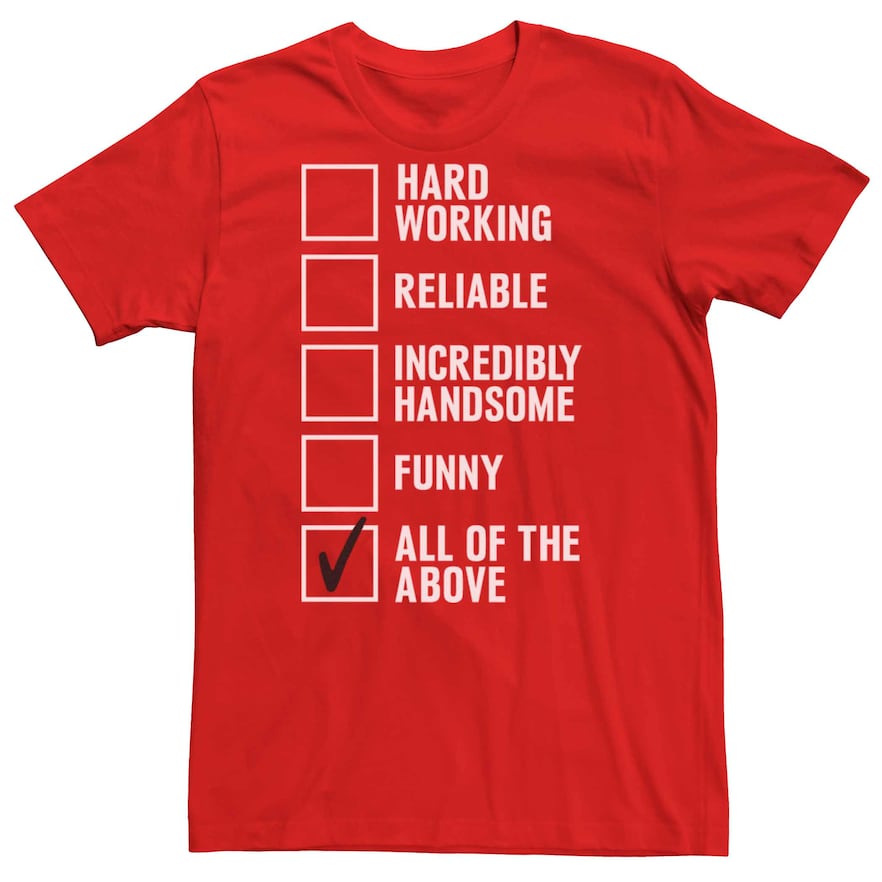 Dad Checklist Humor T-Shirt AL25MA1