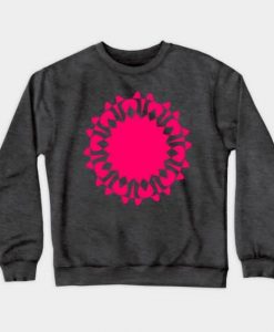 Pink flower digital art geometric Sweatshirt SM2M1