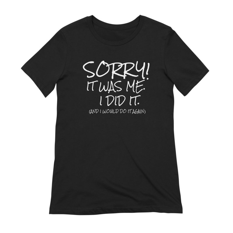 Sorry It Was T-Shirt AL25MA1