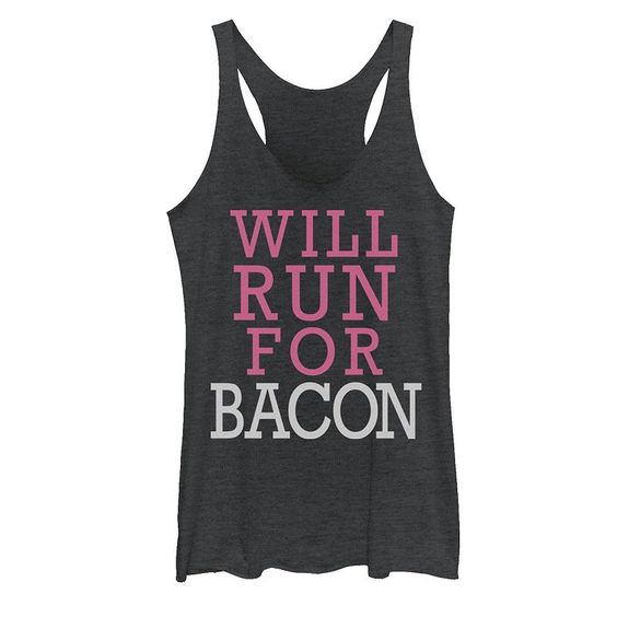 Will Run For Bacon Tank Top GN24MA1