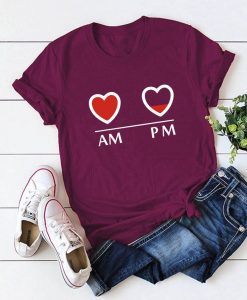 Am And Pm Charging T-Shirt EL20A1