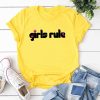 Girls Rule Flower T-Shirt EL23A1