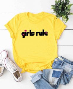 Girls Rule Flower T-Shirt EL23A1