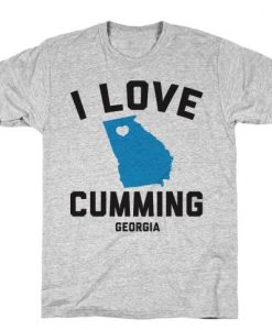 I Love Cumming Georgia T-Shirt SD17A1