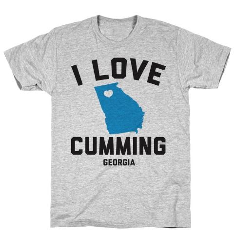 I Love Cumming Georgia T-Shirt SD17A1