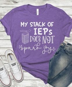 My Stack of IEPs T-Shirt EL28A1