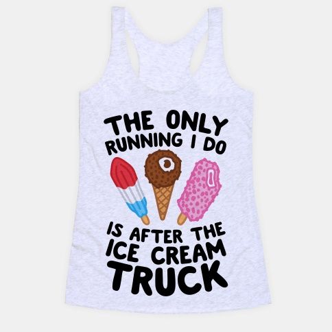 The Only Running I Do Tank Top EL27A1