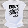 Books and Coffee T-Shirt SR8M1