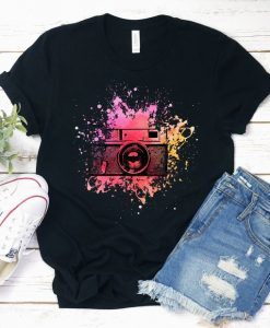 Camera Paint Splash Shirt EL11M1