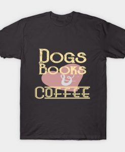 Dogs and Books T-Shirt SR8M1