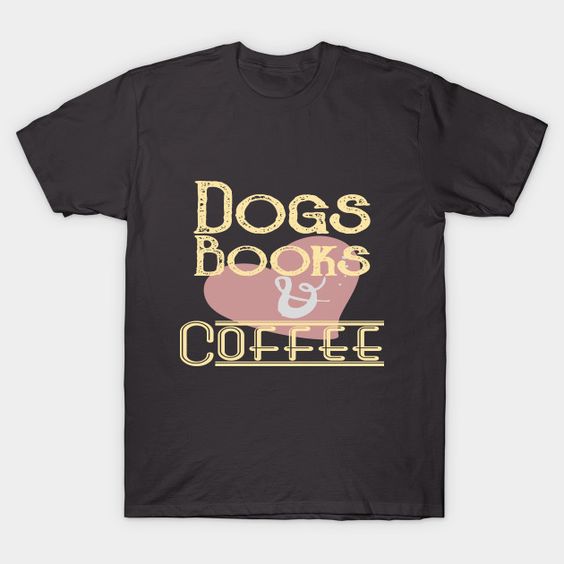 Dogs and Books T-Shirt SR8M1