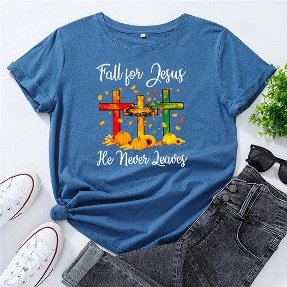 Fall for Jesus T-Shirt EL11M1