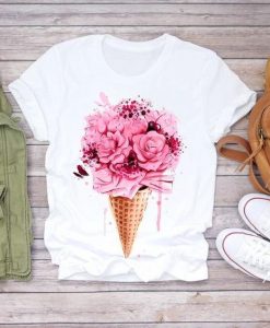 Floral Lady T-Shirt EL11M1