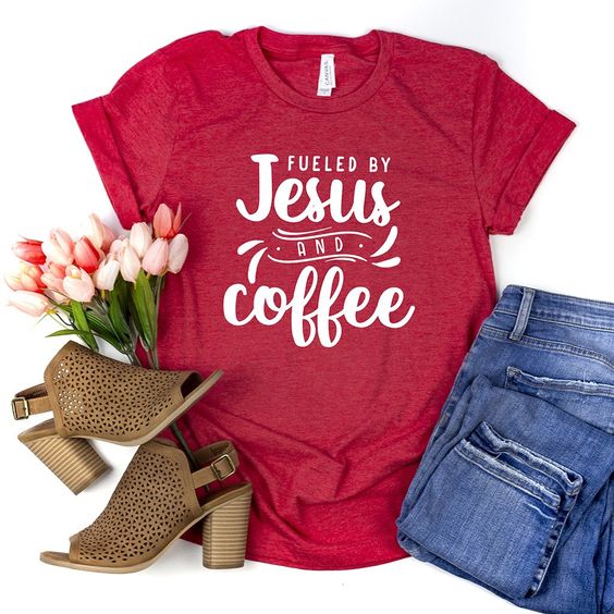 Fueled By Jesus T-Shirt SR8M1