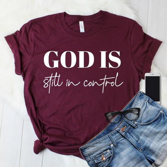 God is Control T-Shirt SR8M1