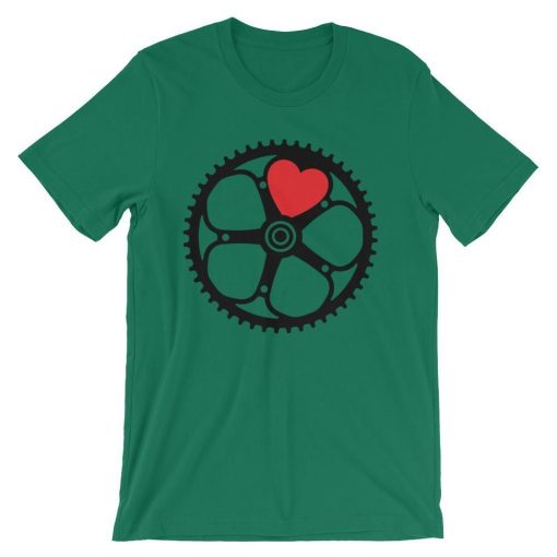 Heart Chainring Camiseta T-Shirt AL23J1