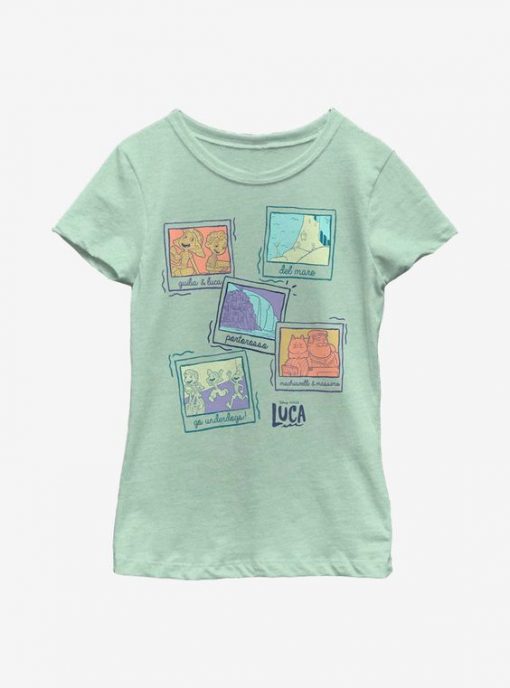 Luca Polaroid Summer Youth Girls T-Shirt AL14J1
