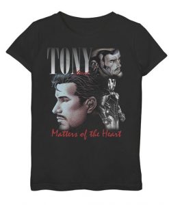 Tony Stark Homage Poster T-Shirt AL14J1