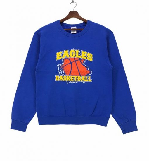 Vintage Eagles Basketball Sweatshirt AL27J1