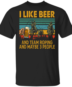 Drinking Shirt Vintage Retro I Like Beer T-Shirt