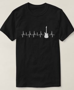 Guitar Heartbeat Guitar Lovers T-Shirt AL30A2