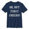 Navy First Cheers T-Shirt