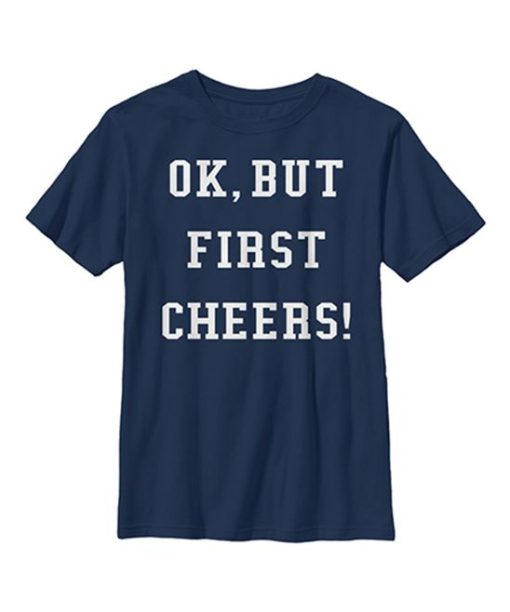 Navy First Cheers T-Shirt