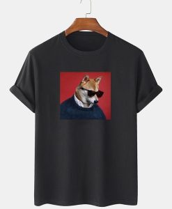 Sunglasses Dog Pattern T-Shirt