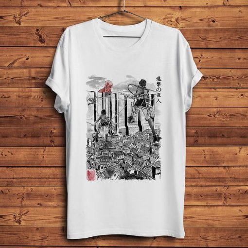 Attack on Titan Flying for Humanity T-Shirt AL22M2