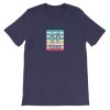 Flopper Flip-Flops On Retro Rainbow T-Shirt AL28M2