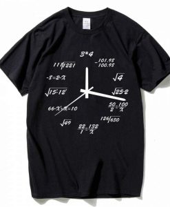 Math Creative Clock T-Shirt AL24M2