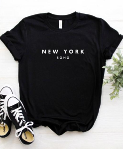 Womens New York Letter T-Shirt AL24M2