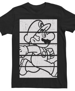 Super Mario Side Run Panels T-Shirt AL3JN2