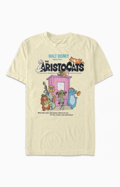 Vintage Aristocats Poster T-Shirt AL27JN2