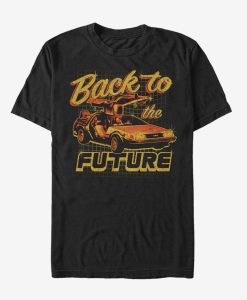 Back To The Future DeLorean Schematic T-Shirt AL31JL2