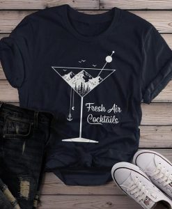 Fresh Air Cocktails Nature T-Shirt AL15JL2