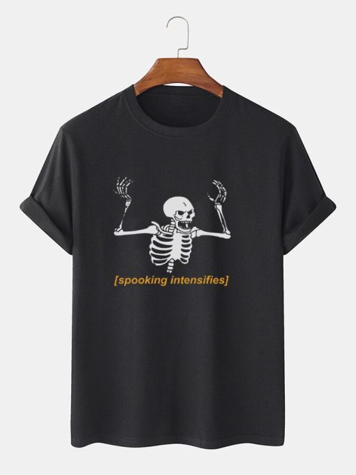 Halloween Skeleton T-Shirt Al25JL2