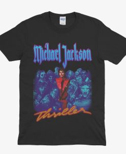 Michael Jackson Retro 90s Thriller Shirt King Of Pop Fan Art T-Shirt AL31JL2