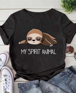 Sloth My Spirit Animal T-Shirt AL17JL2