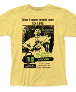 Texas Chainsaw Massacre Cuts Like A Sawyer T-Shirt AL19JL2