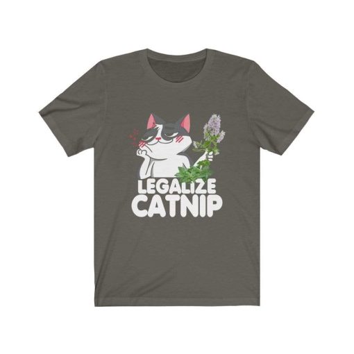 Legalize Catnip Funny Cat T-Shirt AL28AG2