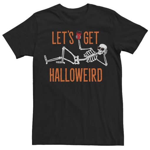 Let's Get Halloweird Skeleton Halloween T-Shirt AL4AG2