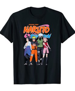 Naruto Shippuden Team 7 With Naruto T-Shirt AL16AG2